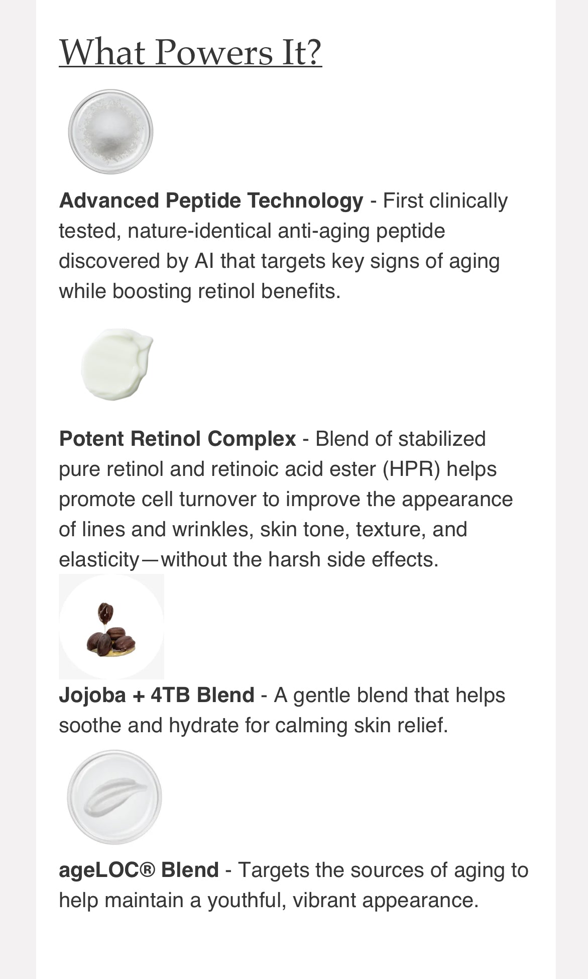 Retinol Peptide